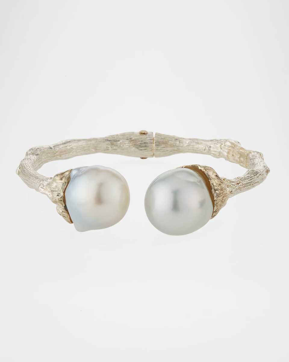 Large Twig 16mm Pearl Bangle